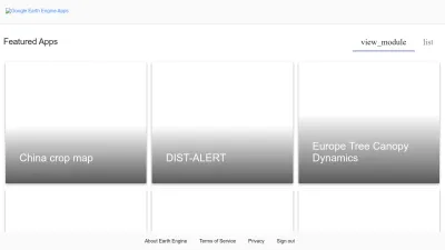 Screenshot preview of glad.earthengine.app