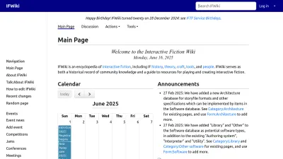 Screenshot preview of ifwiki.org