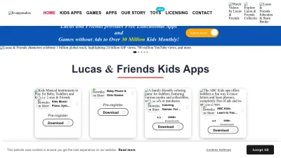 Screenshot preview of rvappstudios.com