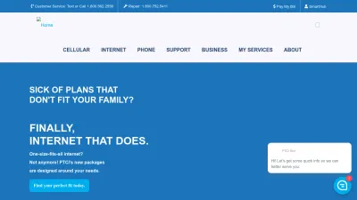 Screenshot preview of ptci.net