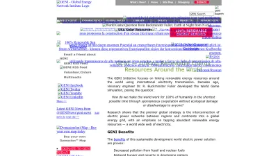 Screenshot preview of geni.org