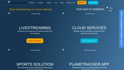 Screenshot preview of camstreamer.com