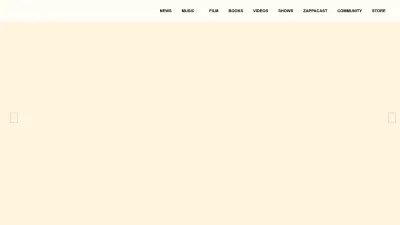 Screenshot preview of zappa.com