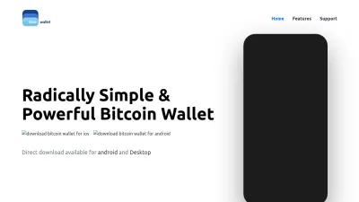 Screenshot preview of bluewallet.io