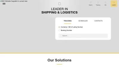 Screenshot preview of msc.com