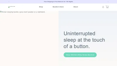 Screenshot preview of getsnooz.com