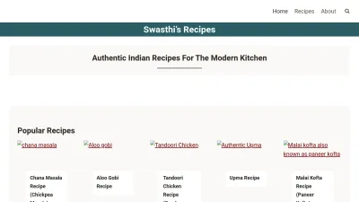 Screenshot preview of indianhealthyrecipes.com
