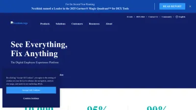 Screenshot preview of nexthink.com