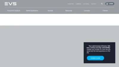 Screenshot preview of evs.com