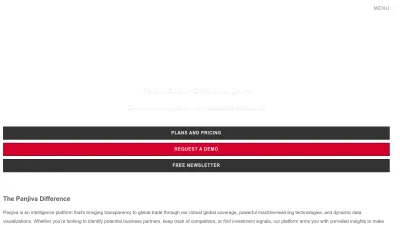 Screenshot preview of panjiva.com