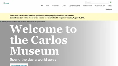 Screenshot preview of carlos.emory.edu
