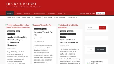 Screenshot preview of thedfirreport.com