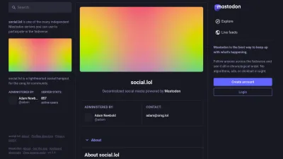 Screenshot preview of social.lol