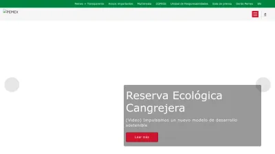 Screenshot preview of pemex.com