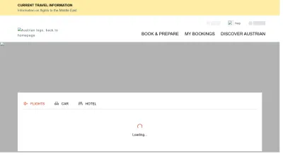 Screenshot preview of austrian.com