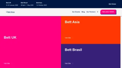 Screenshot preview of bettshow.com