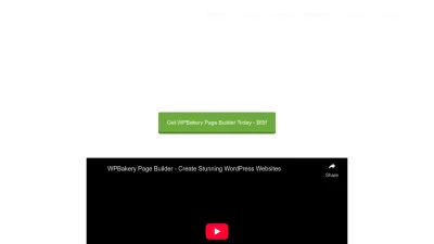 Screenshot preview of wpbakery.com