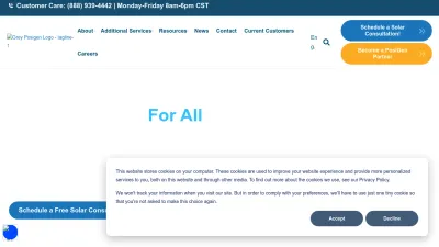 Screenshot preview of posigen.com
