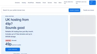 Screenshot preview of fasthosts.co.uk