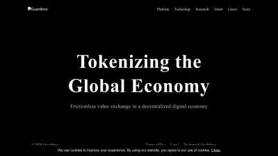 Screenshot preview of guardtime.com