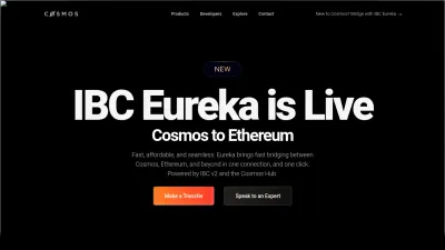 Screenshot preview of cosmos.network