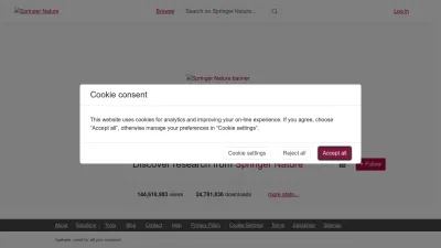 Screenshot preview of springernature.figshare.com