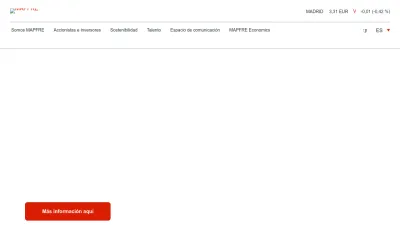 Screenshot preview of mapfre.com