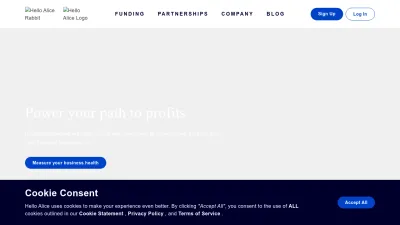 Screenshot preview of helloalice.com