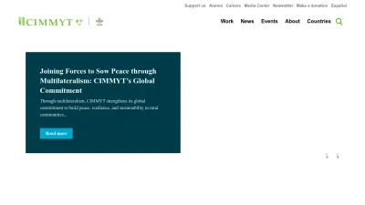 Screenshot preview of cimmyt.org