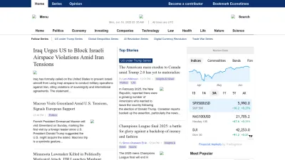 Screenshot preview of econotimes.com