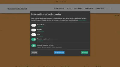 Screenshot preview of telefonseelsorge.at