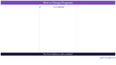 Screenshot preview of htdp.org