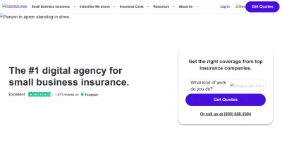 Screenshot preview of insureon.com