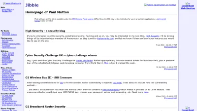 Screenshot preview of jibble.org