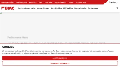 Screenshot preview of thebmc.co.uk