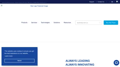 Screenshot preview of starmicronics.com