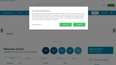 Screenshot preview of element14.com