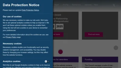 Screenshot preview of research.ie