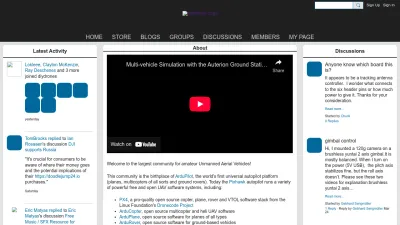 Screenshot preview of diydrones.com