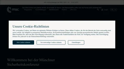 Screenshot preview of securityconference.org