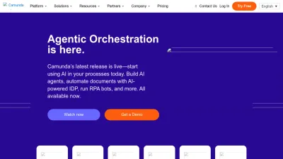 Screenshot preview of camunda.com