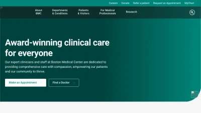 Screenshot preview of bmc.org