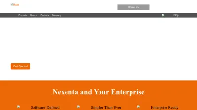 Screenshot preview of nexenta.com