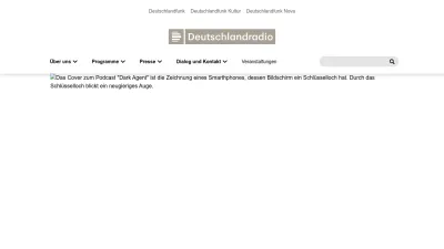 Screenshot preview of deutschlandradio.de
