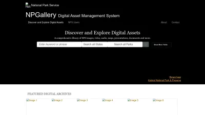 Screenshot preview of npgallery.nps.gov