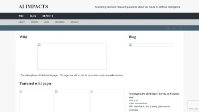 Screenshot preview of aiimpacts.org