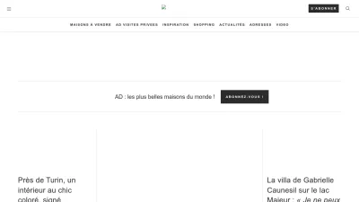 Screenshot preview of admagazine.fr