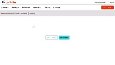 Screenshot preview of fiscalnote.com
