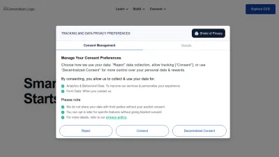 Screenshot preview of concordium.com