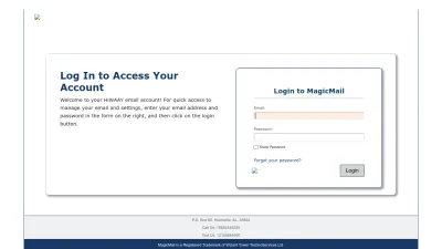 Screenshot preview of fly.hiwaay.net